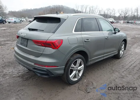 2020 Audi Q3 Premium 45 Tfsi S Line Quattro Tiptronic из США, поврежденный, VIN WA1DECF35L1018377